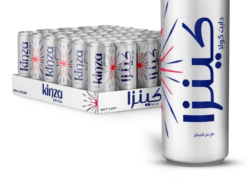 Kinza Diet Cola CSD - 250ml x 30 Pcs