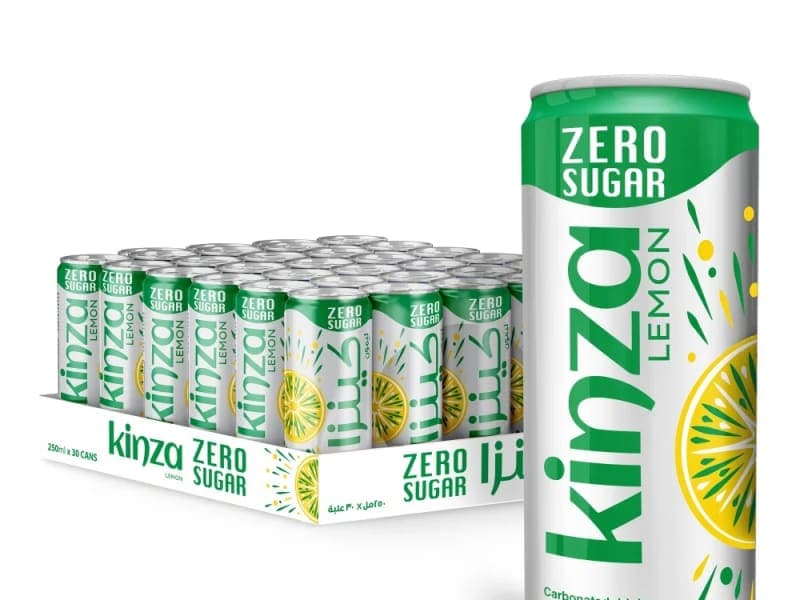 Kinza Lemon Zero CSD - 250ml x 30 Pcs