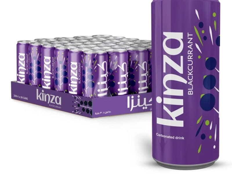 Kinza Blackcurrant CSD - 185 ml x 30 Pcs