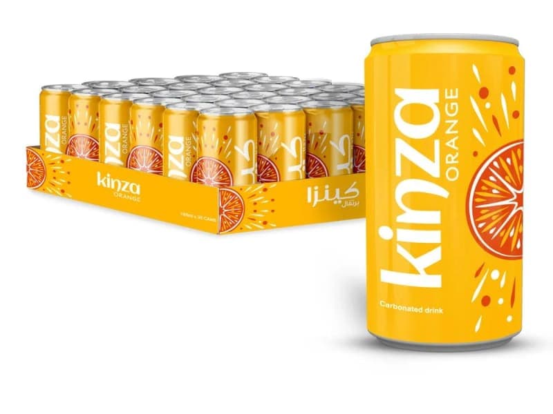 Kinza Orange CSD - 185ml x 30 Pcs