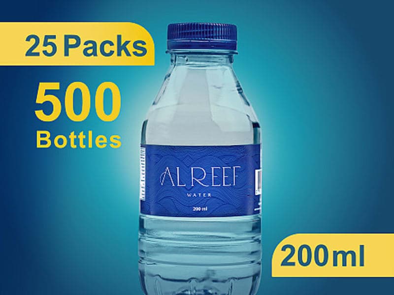25 Packs X 200ml (500 Bottles) Pack