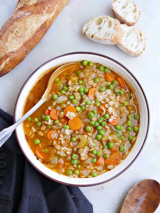 Barley Soup  Hearty and nutritious soup