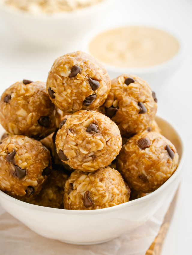 PEANUT PROTEIN BALLS HEALTHY SNACK