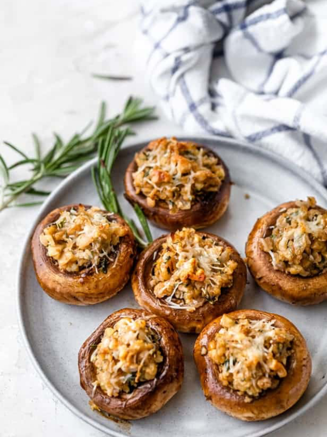 STUFFED MUSHROOMS DELICIOUS APPETIZER